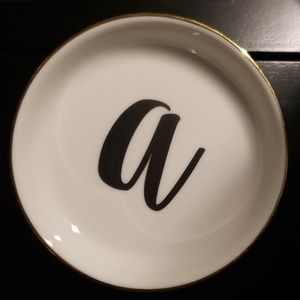 Letter "a" small jewelry holder